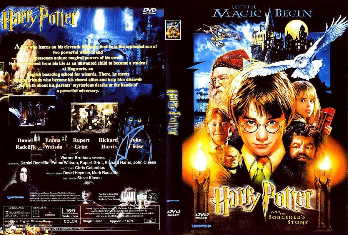 Harry Potter (L'ecole des sorciers) Jaquette Dvd Fr
